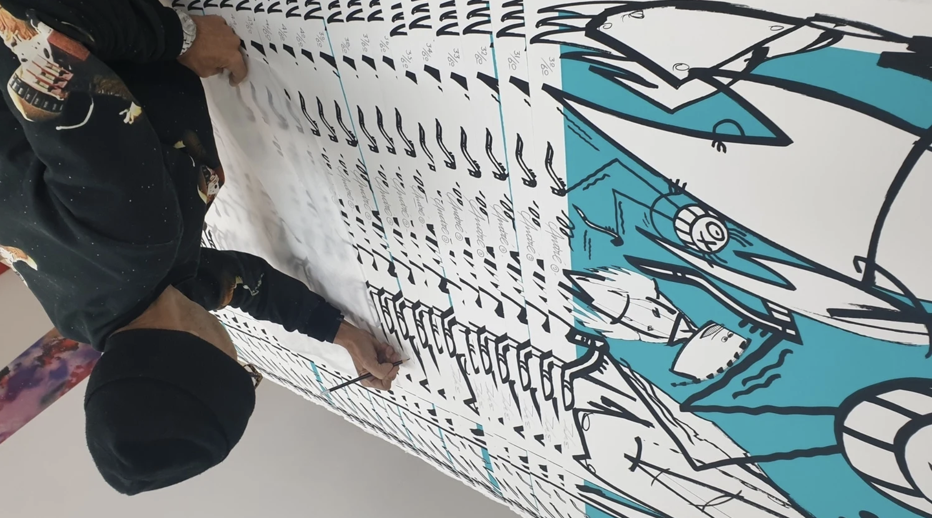 2018 x Futura x Andre Saraiva Entre Nous Print Signed